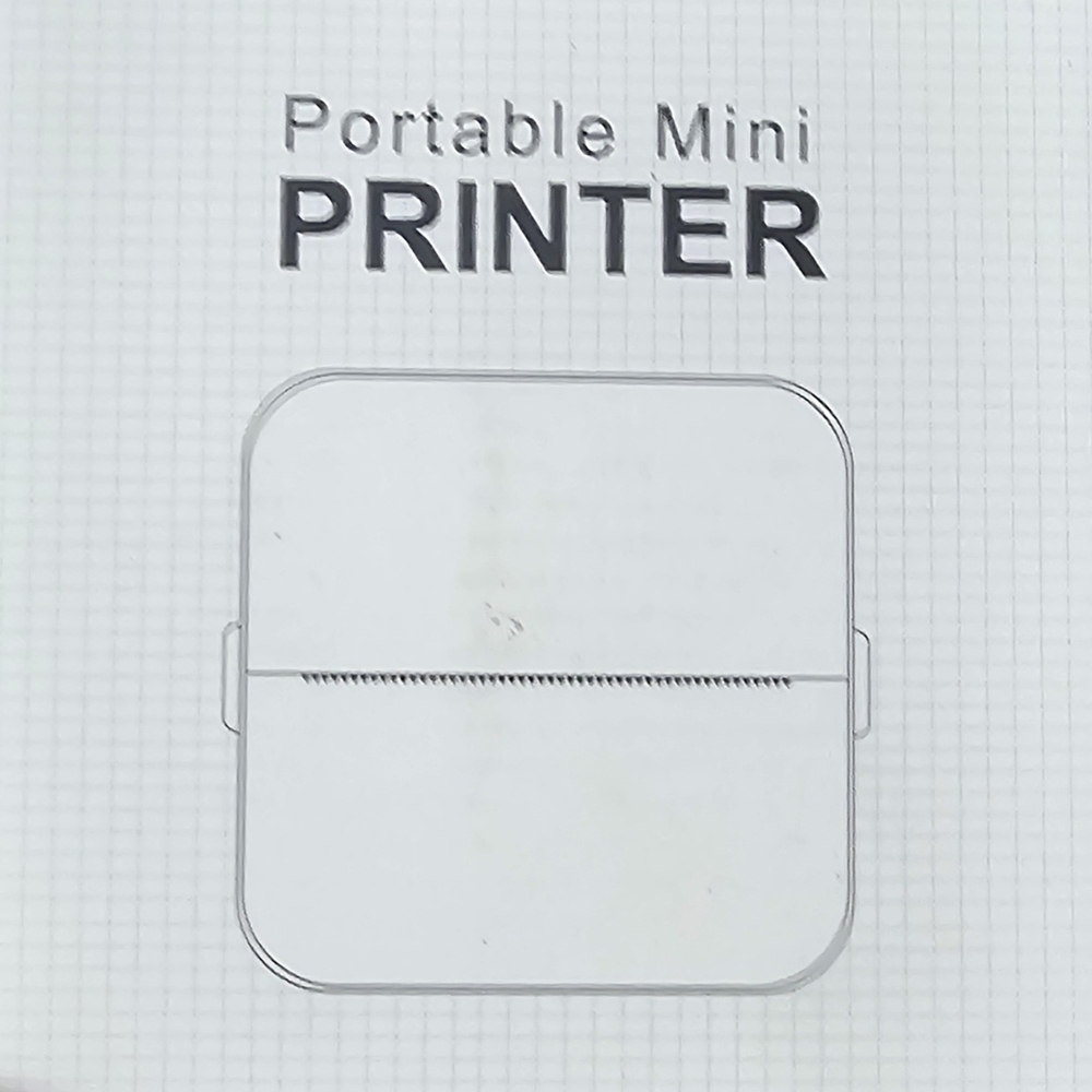 PortableThermal Mini Printer -‎ White With Paper NEW In Box - Picture 2 of 8